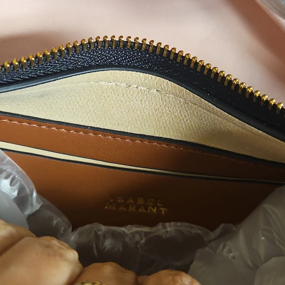 Nwt Isabel Marant Oskan Moon Brown Bag - Picture 9 of 10
